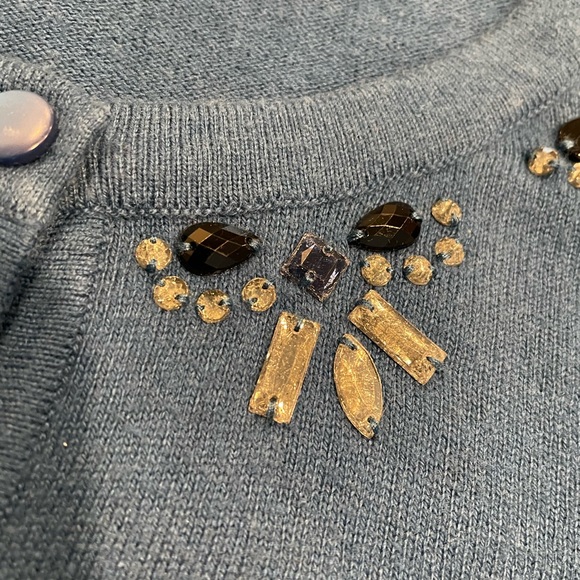 Jeweled Rhinestone Cardigan - Picture 7 of 9